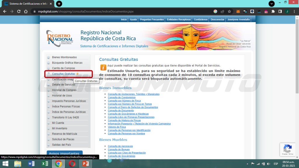 revisar multas o gravamenes
