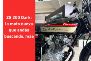 ZS 200 Dark la moto nueva