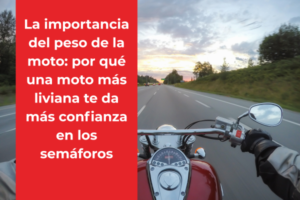 peso ideal primera moto