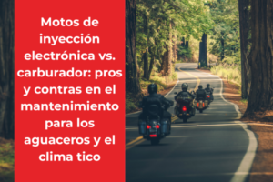 moto de inyección vs carburador