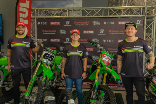 Destacados pilotos costarricenses correrán con el equipo Kawasaki