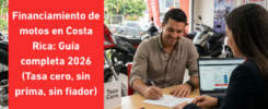 Financiamiento de motos en Costa Rica