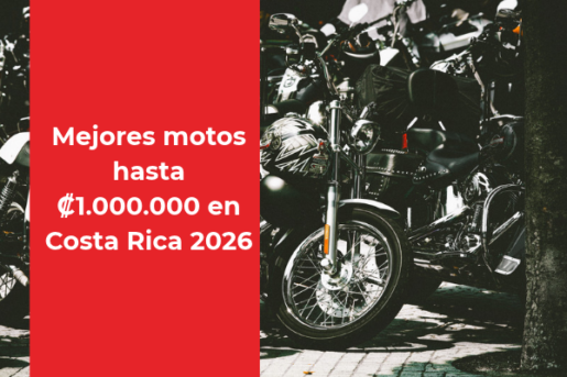 Mejores motos hasta ₡1.000.000 en Costa Rica 2026
