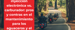 moto de inyección vs carburador