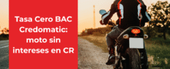 tasa cero motos CR