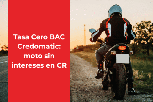 tasa cero motos CR