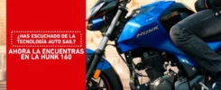 moto hunk 160 r tecnología auto sail
