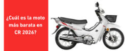 Cuál es la moto más barata en CR 2026