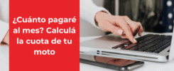 ¿Cuánto pagaré al mes? Calculá la cuota de tu moto